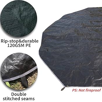 Amazon.com : DANCHEL OUTDOOR B5PRO Bell Tent Footprint, 3m